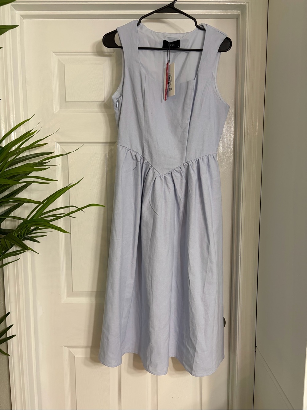 Powder blue cider dress, nwt